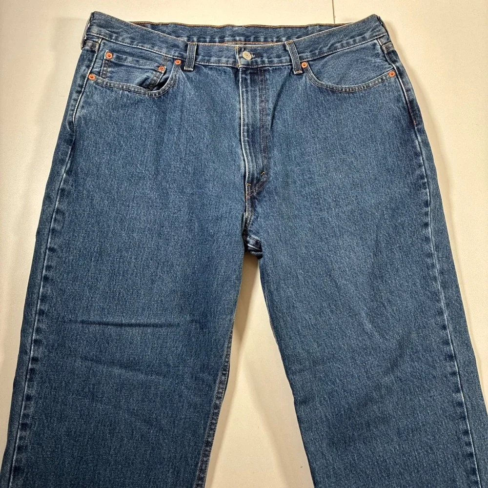 Levi's 550 Relaxed Fit Jeans 40x30 Blue Denim Tapered USA Cowboy